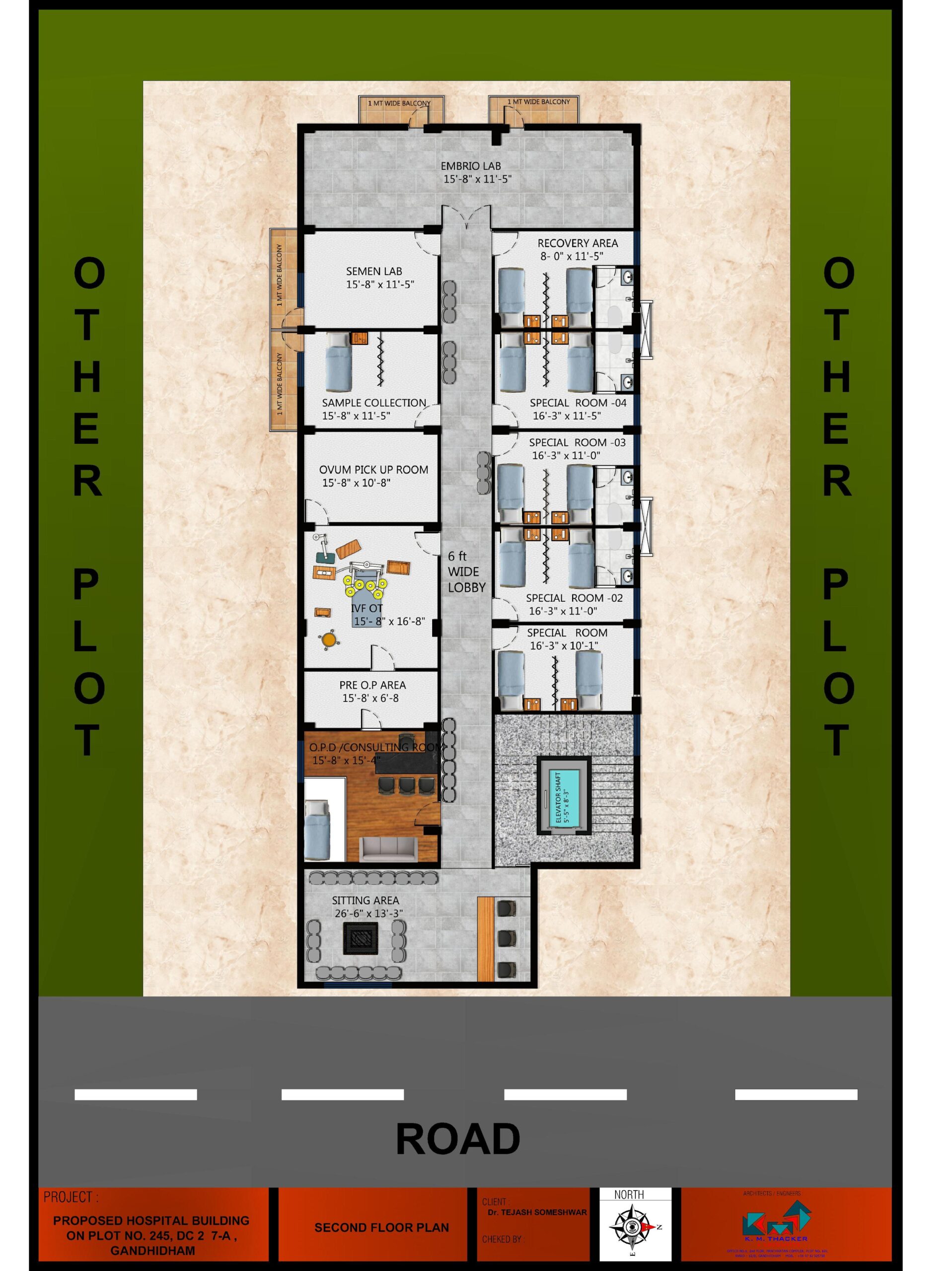 Maa Hospital Gujarat — patient room interior