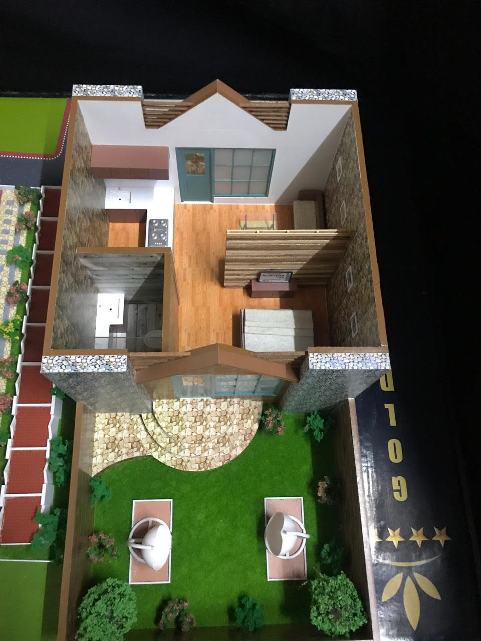 Resort At Haridwar — stone terrace